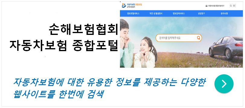 손해보험협회 자동차보험 종합포털 바로가